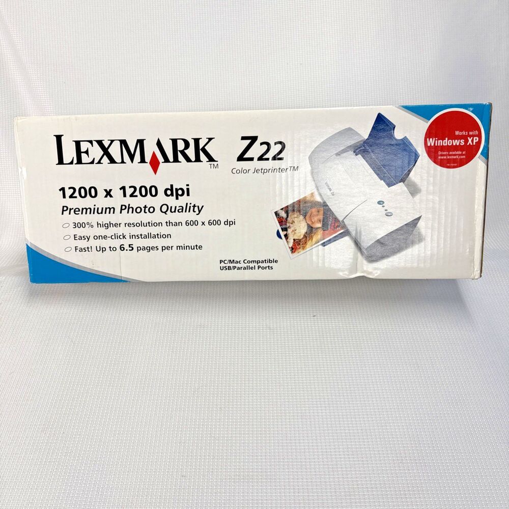 Lexmark Z22 Color Jetprinter - NEW IN BOX - Sealed! 1200 DPI Photo Quality